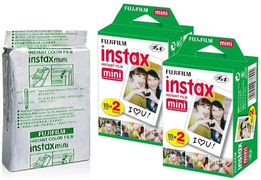 Fujifilm Instax Mini Instant Film (10 SheetsÃ�5 PackTotal, 50 Shoots) - Bulk Packaging