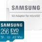 SAMSUNG EVO Select Micro SD Memory Card 256GB microSDXC - MB-ME256KA/AM