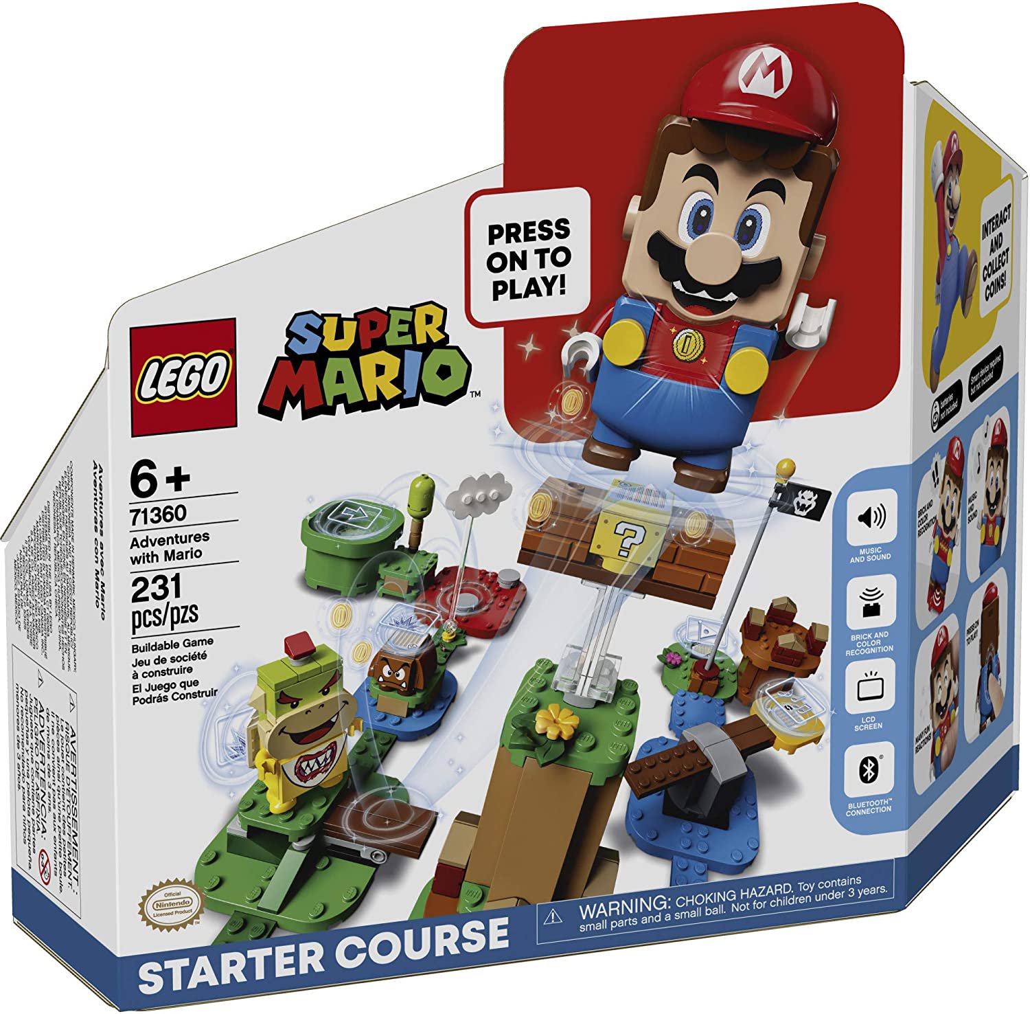 LEGO Super Mario Adventures with Mario Starter Course 71360 Building Kit - 231 Pieces