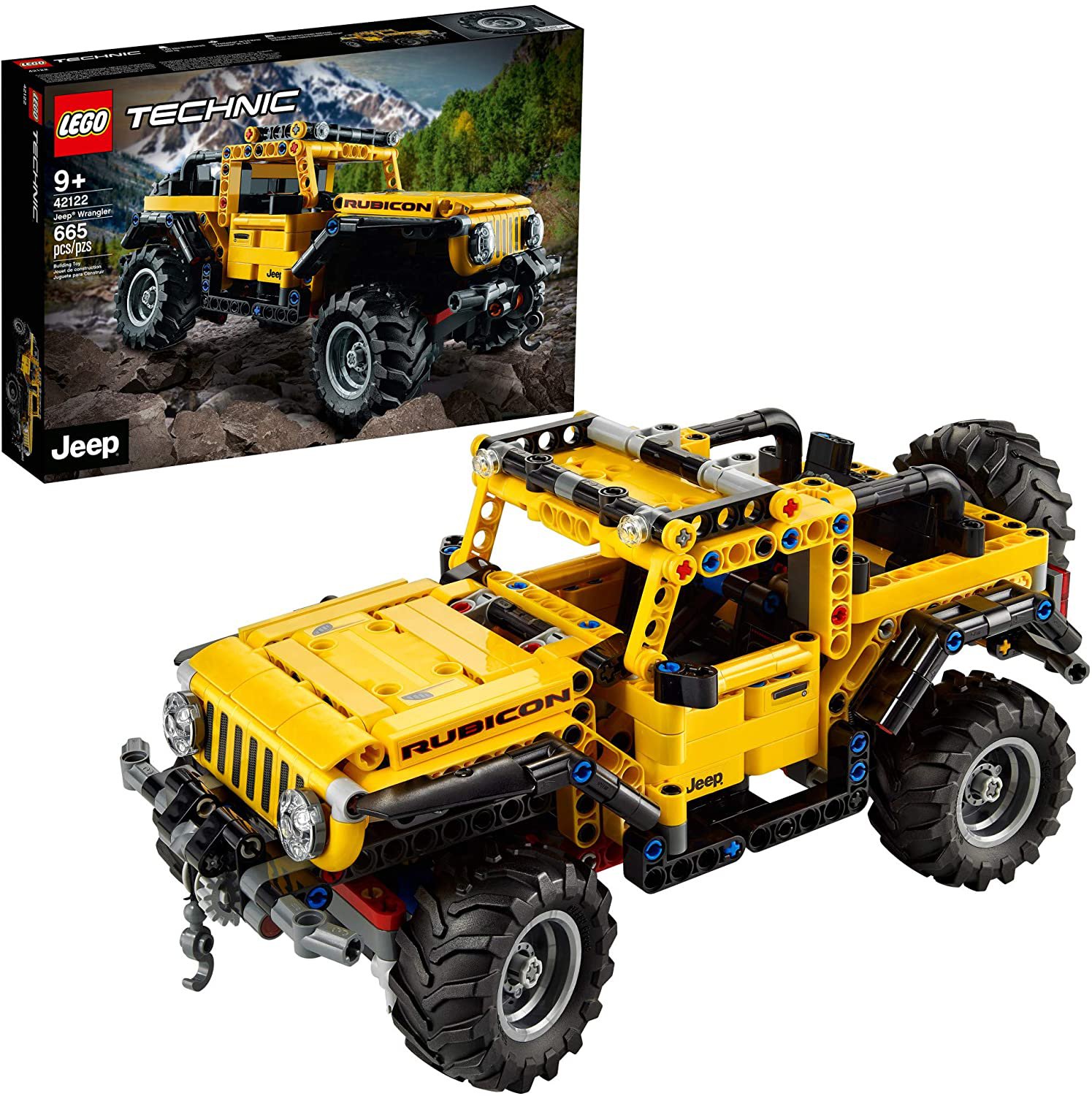 LEGO Technic Jeep Wrangler 42122 Building Toy Set - 665 Pieces