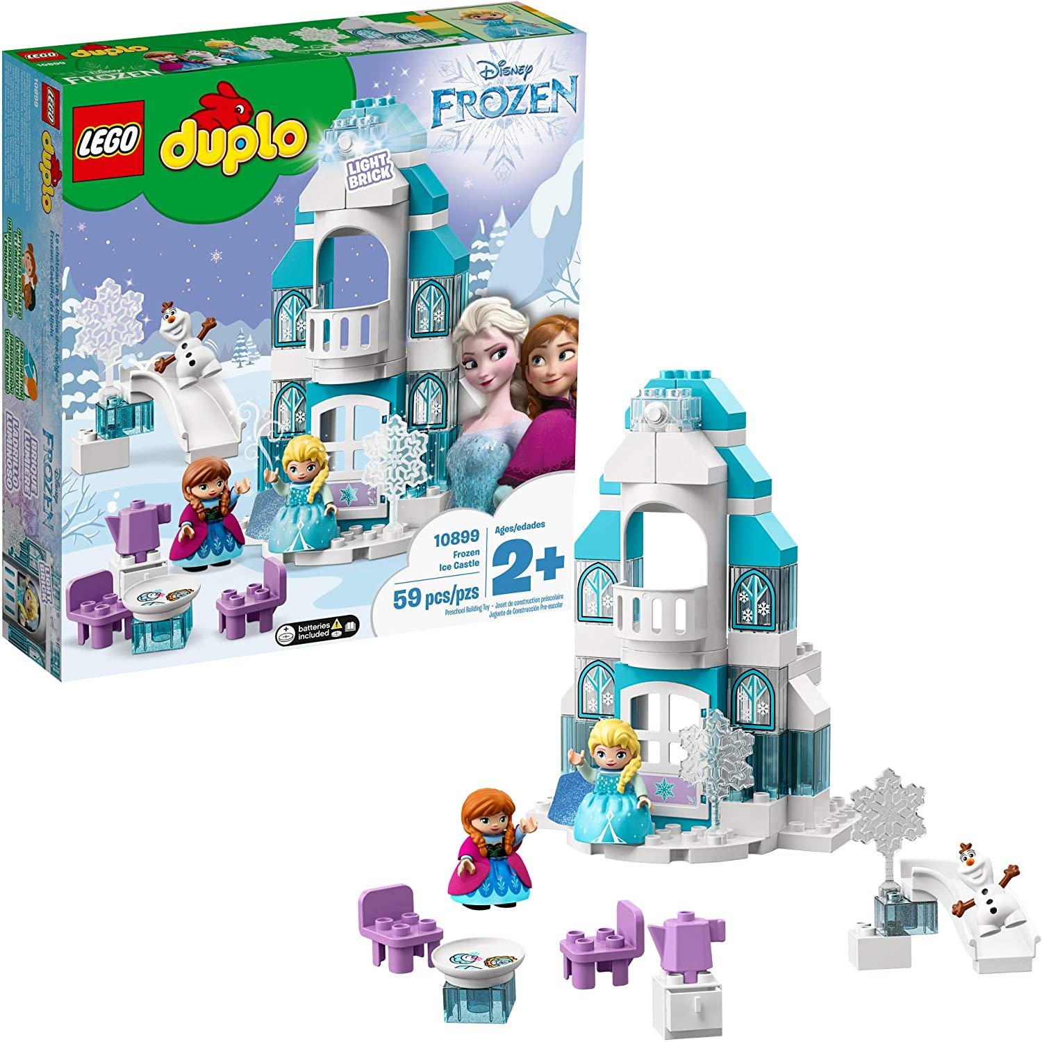LEGO DUPLO Disney Frozen Ice Castle 10899 Building Blocks - 59 Pieces