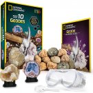 National Geographic Break Open 10 Premium Geodes Science Kit National Geographic Break Open 10 Premium Geodes Science Kit