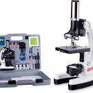 AmScope 52-pcs Kids Beginner Microscope STEM Kit - M30-ABS-KT2-W