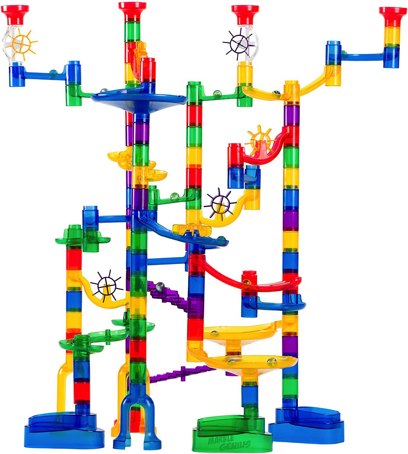 Marble Genius Marble Run Super Set - 150 Complete Pieces