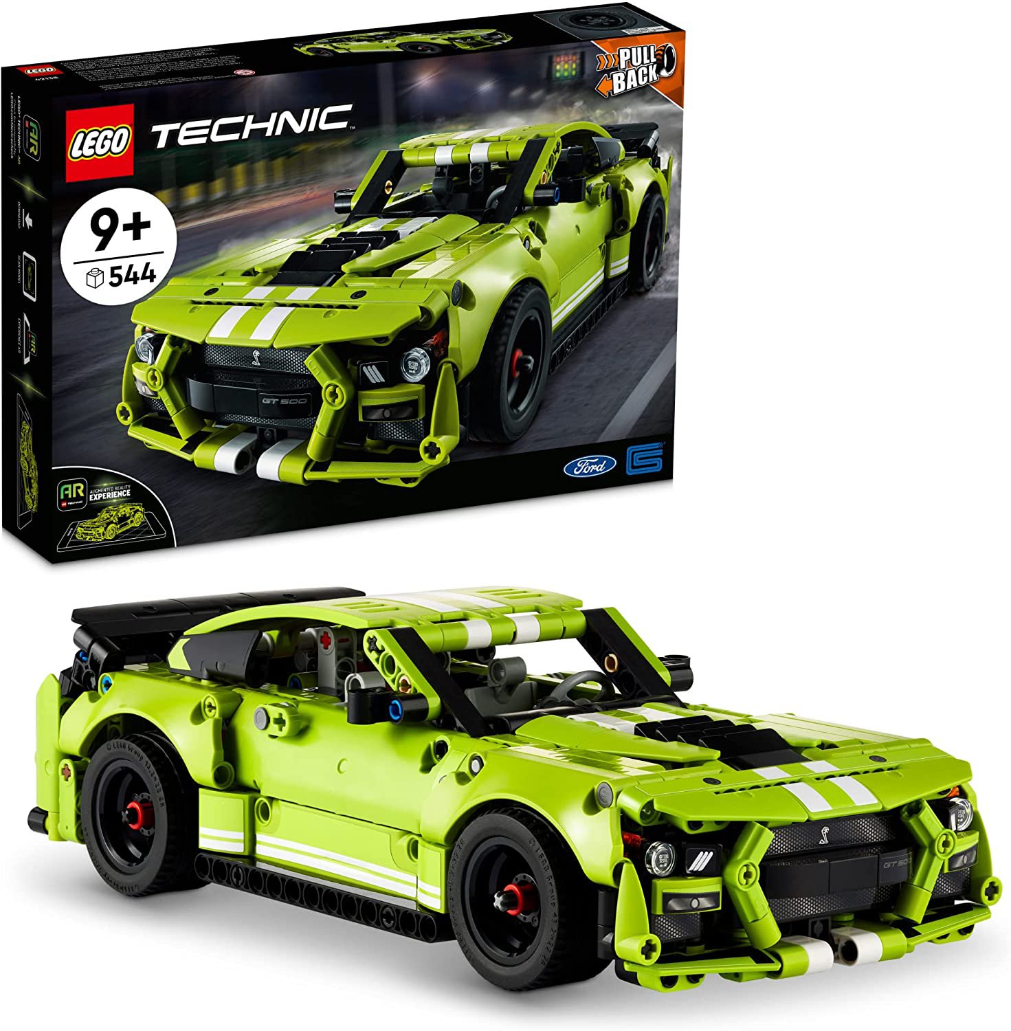 LEGO Technic Ford Mustang Shelby GT500 42138 Model Building Kit - 544 Pieces