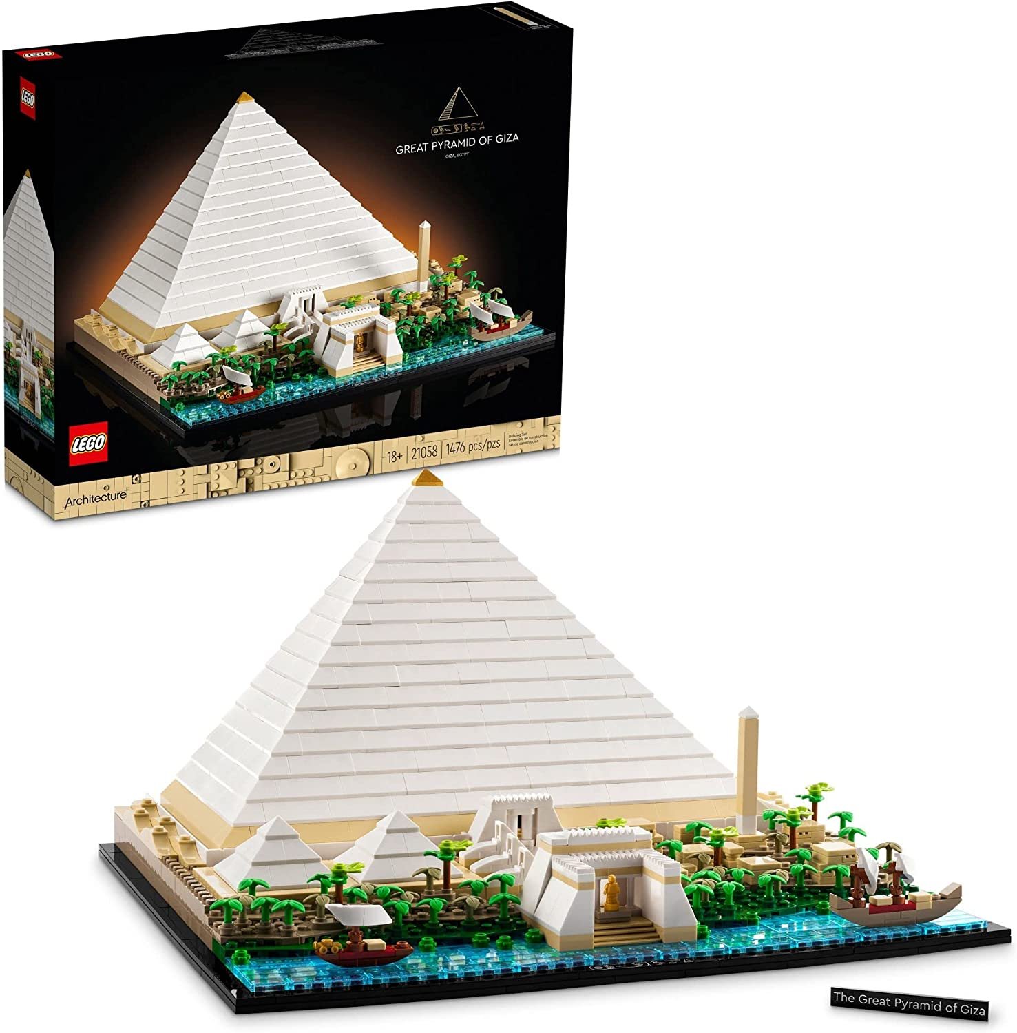 LEGO Architecture Great Pyramid of Giza Set 21058 Building Kit
