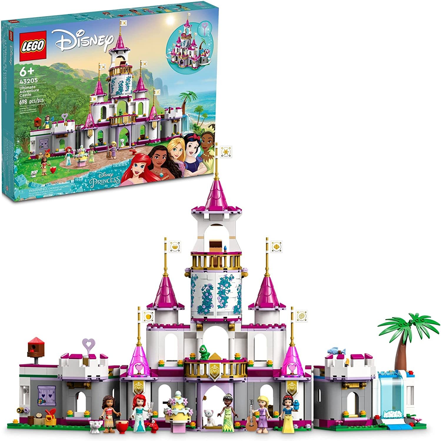 LEGO Disney Princess Ultimate Adventure Castle 43205 Building Toy