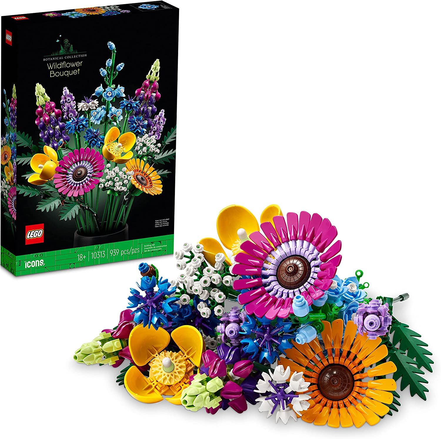 LEGO Icons Wildflower Bouquet 10313 Artificial Flowers