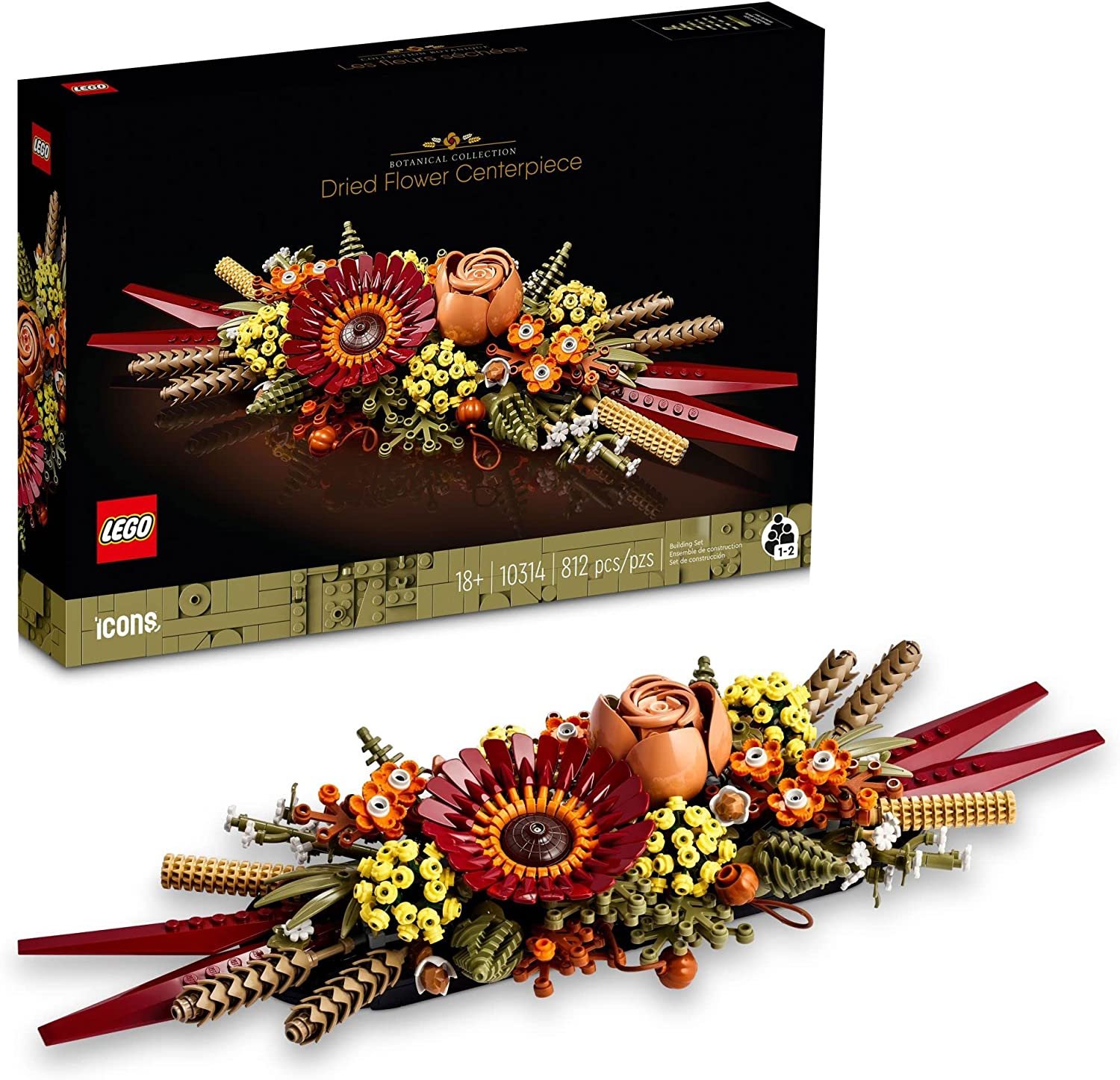 LEGO Icons Dried Flower Centerpiece Set 10314