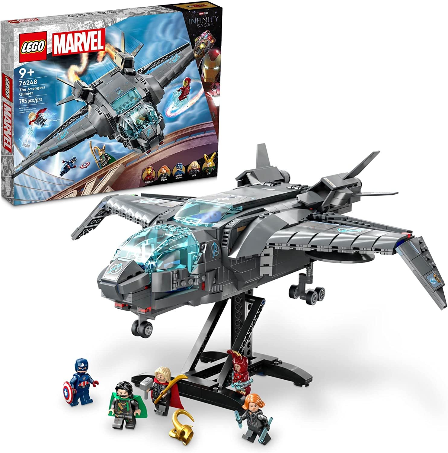 LEGO Marvel The Avengers Quinjet 76248 Building Set