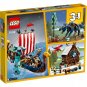 LEGO Creator 3in1 Viking Ship and The Midgard Serpent 31132 Set