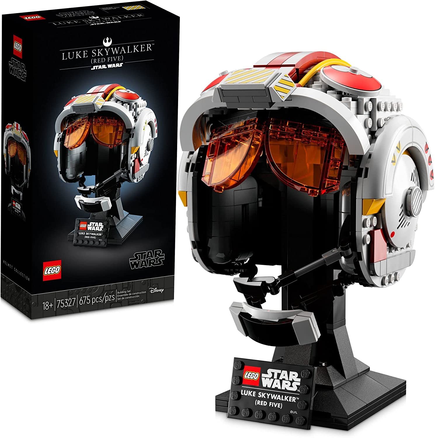 LEGO Star Wars Luke Skywalker Red 5 Helmet 75327 Set