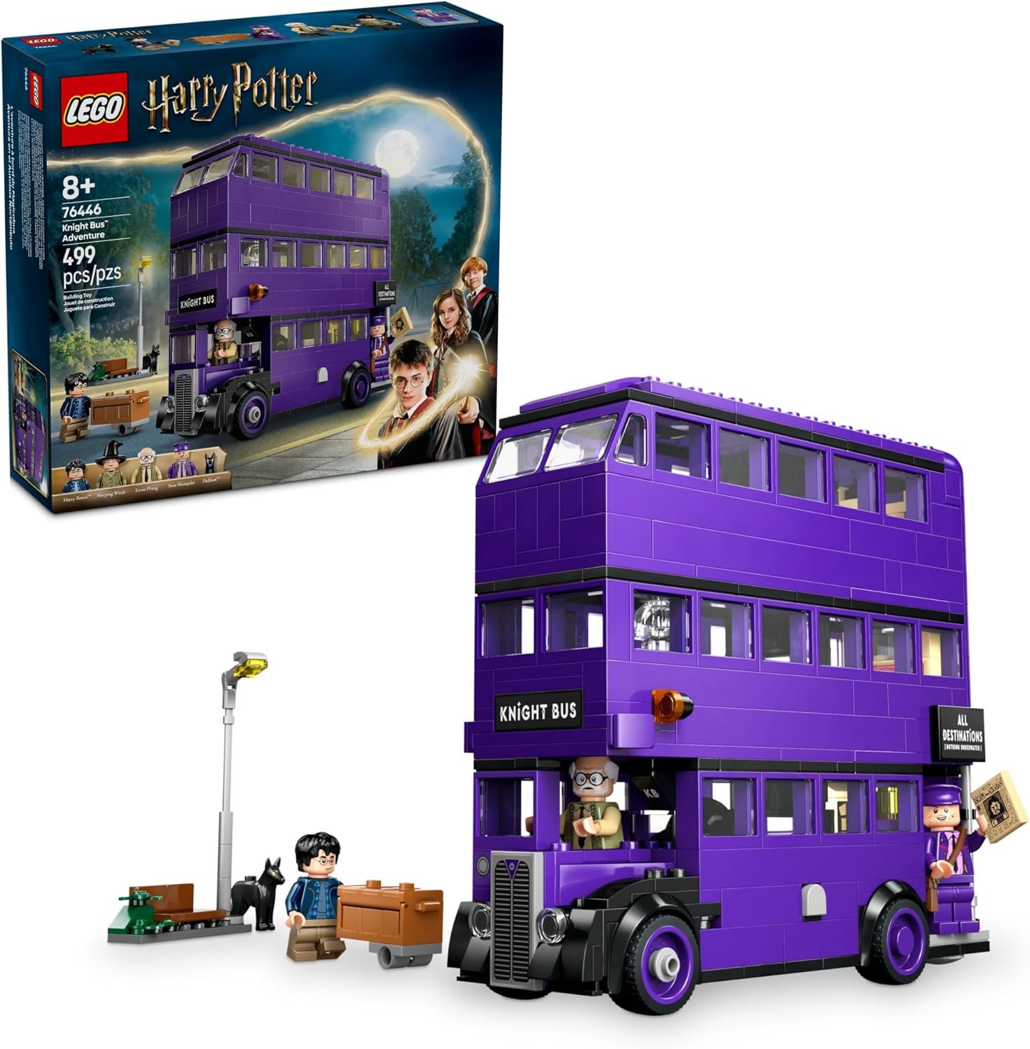LEGO Harry Potter Knight Bus Adventure Building Toy 76446
