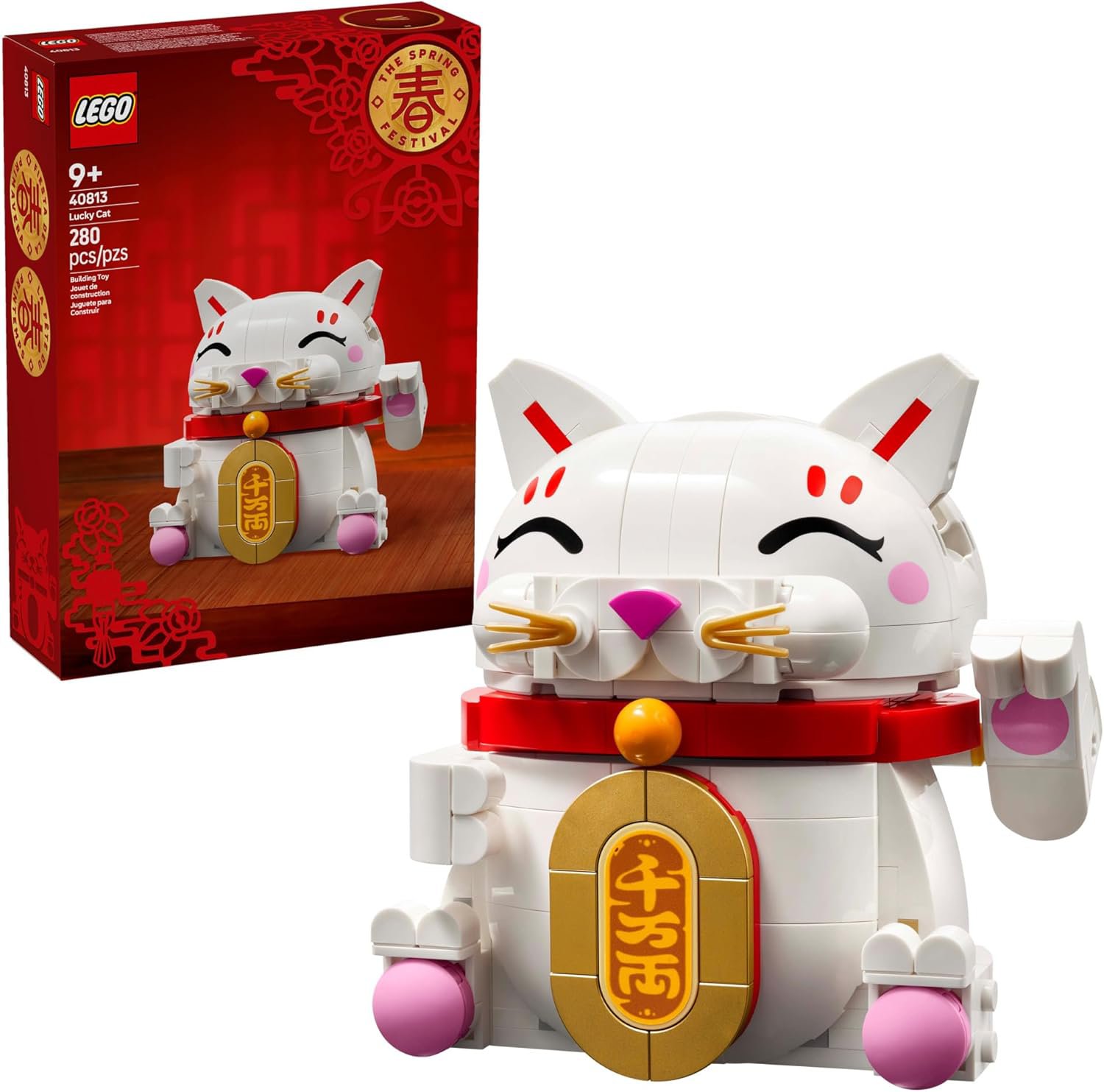 LEGO Lucky Cat Building Toy for Kids 40813