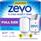 Zevo Indoor Flying Insect Trap Starter Kit (1 Plug-In Base + 3 Refill Cartridges) Zevo Indoor Flying Insect Trap Starter Kit (1 Plug-In Base + 3 Refill Cartridges)