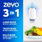 Zevo Indoor Flying Insect Trap Value Pack (2 Plug-In Bases + 2 Refill Cartridges)