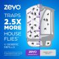 Zevo Indoor Flying Insect Trap Official Refill Cartridges, Trap+Lock Technology (8-Pack)