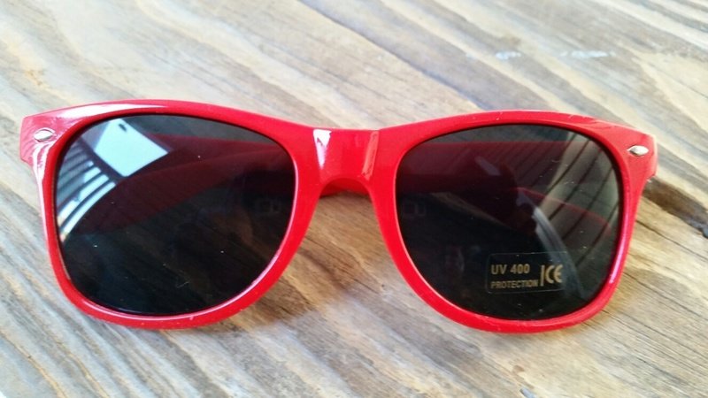 Unisex fashion stylish UV Protection Sunglasses color red