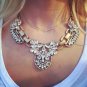 Vintage Retro Choker Style Designer Crystal Stone Party Necklace Jewelery