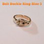 Belt Buckles Design Gold Color women ring size US 5
