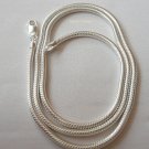 925 Sterling Silver Snake Chain Necklace (1.5 mm)