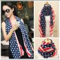 American Flag Scarf Infinity Women Girl USA Flag Patriotic Theme Scarves