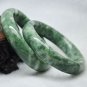 Genuine Natural Chinese Green Lucky Jade Bangle Bracelet 60mm