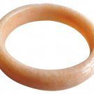 Genuine Natural Chinese Orange Lucky Jade Bangle Bracelet Size 58mm