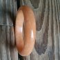 Genuine Natural Chinese Orange Lucky Jade Bangle Bracelet Size 58mm