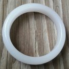 Genuine Natural Chinese White Lucky Jade Bangle Bracelet Size 60mm