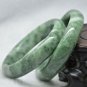 Genuine Natural Chinese Green Lucky Jade Bangle Bracelet 62mm