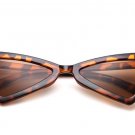 Triangle sunglasses women cat eye vintage Leopard butterfly sunglasses
