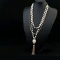 Pearls Chain Bib Choker Statement Necklace