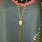 Pearls Chain Bib Choker Statement Necklace