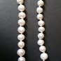 Authentic Cultured freshwater White 6mm pearls Women Necklace 26"