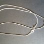 925 sterling silver Real Natural Garnet Pendant with silver snake chain 20"