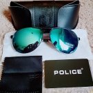 Police Polarized Blue Black Pilot Italy Unisex Anti UV Protection Driving Sunglasses