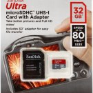 Sandisk original Ultra microSDHC Card - 32GB, Class 10, UHS-I