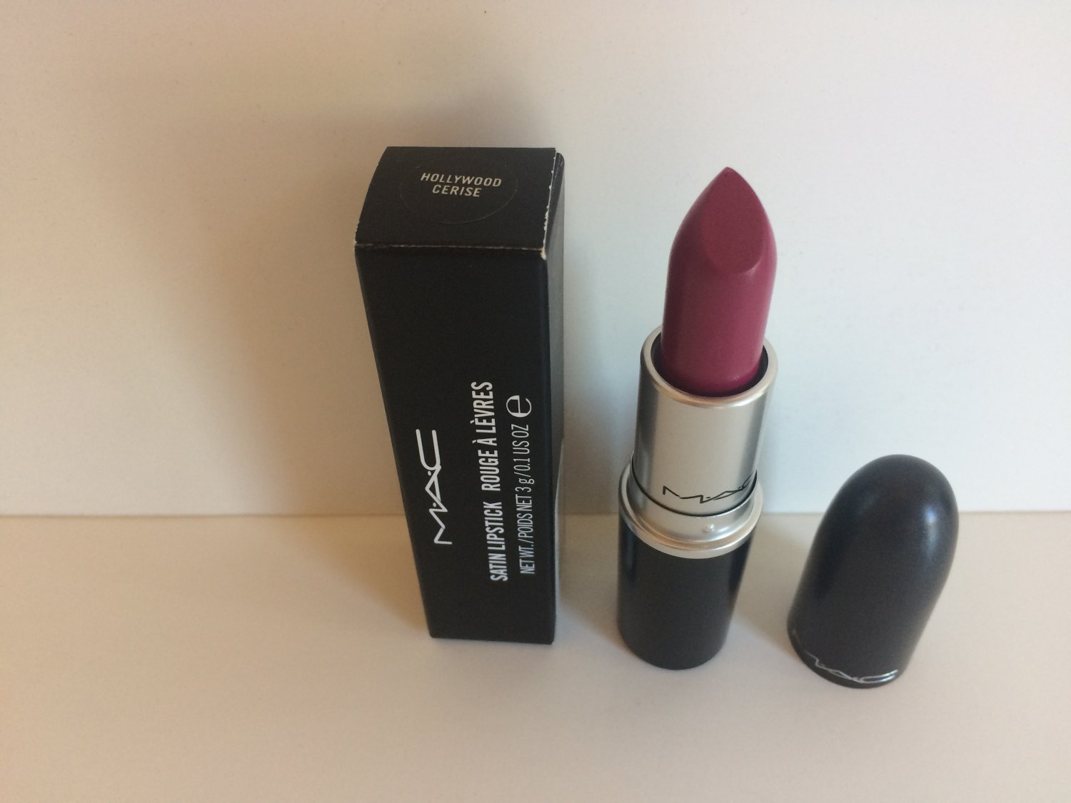 MAC Satin Lipstick - Hollywood Cerise