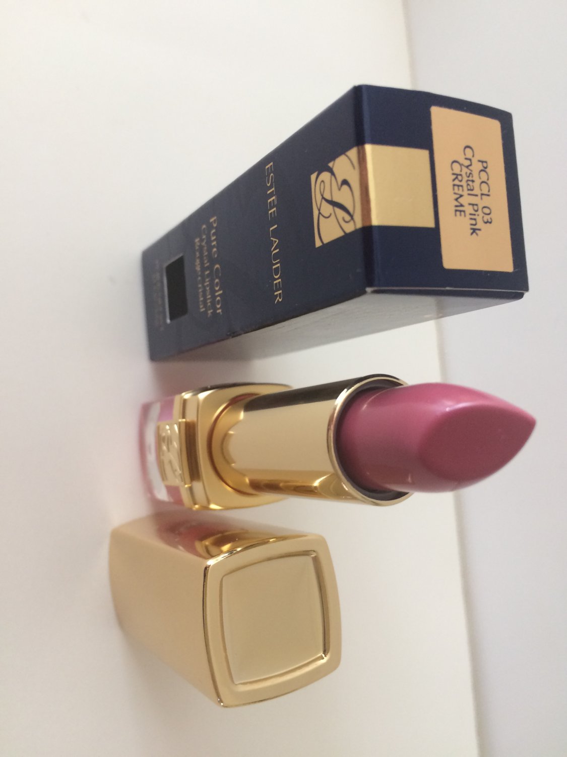 Estee Lauder Pure Color Crystal Lipstick - 03 Crystal Pink CREME