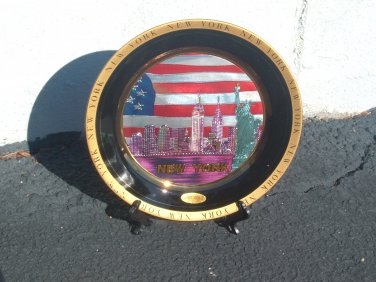 new york design collectable plate NEW GREAT BUY!!FREE!! SHIPPING