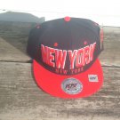 snap back hat new york design RED/BLACK NEW!!FREE SHIPPING