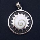 Shiva Eye Pendant - Tribal Jewelry - Spiritual Jewelry - Natural Jewelry - Nautical Jewelry