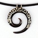 Men's Necklace - Men's Spiral Pendant - Men's Ethnic Necklace - Men's Ethnic Jewelry - Men's Jewelry