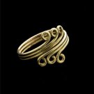 Brass Toe Ring - Upper Finger Ring - Brass Above Knuckle Ring