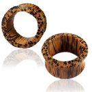 Palm Wood Tunnel - Piercing Tunnel - Ear Tunnel - Wood Plugs - Wood Tunnels