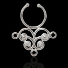 Fake Septum Ring - Faux Septum Ring - Fake Septum Piercing - Nose Jewelry - Septum Jewelry