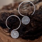 Silver Earrings - Geometric Earrings - Tribal Jewelry - Silver Jewelry - Ethnic Jewelry