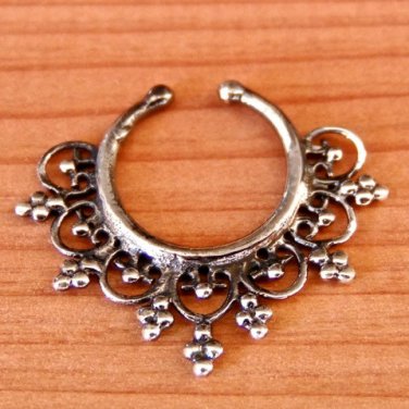 Fake Septum Ring - Faux Septum Ring - Fake Septum Piercing - Nose Jewelry - Septum Jewelry