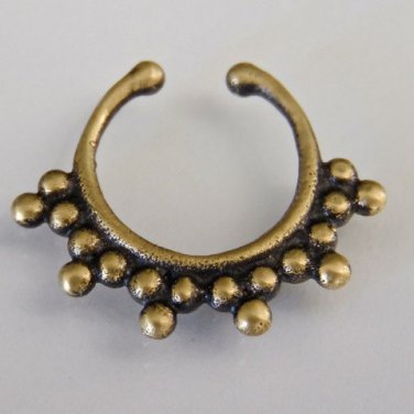 Fake Septum Ring - Faux Septum Ring - Fake Septum Piercing - Nose Jewelry - Septum Jewelry